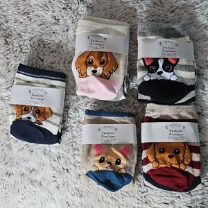 Cute Animal Print Socks Set